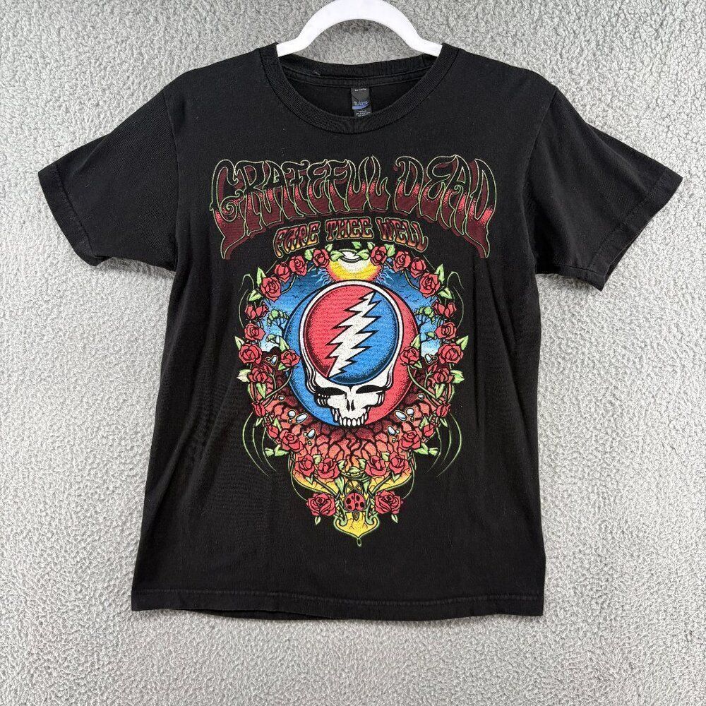 Grateful Dead Fare Thee Well 50th Anniversary T-Shirt Black Tultex Size Small